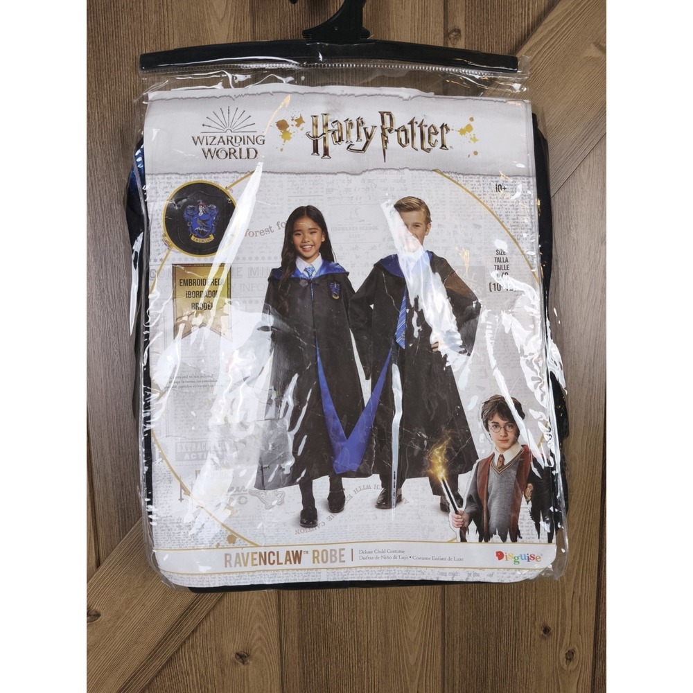 Harry Potter Ravenclaw Robe Child Size L 10-12 Deluxe Costume Wizarding World